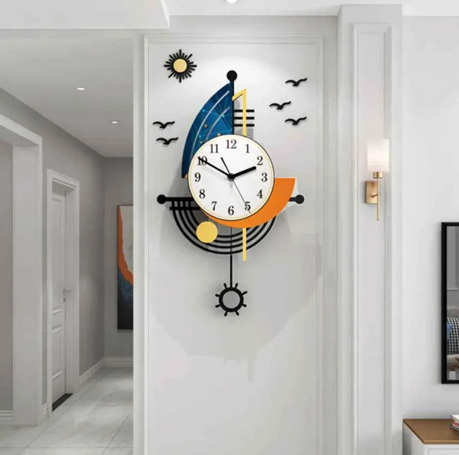 Luxury Wall Clock Living Room Decor